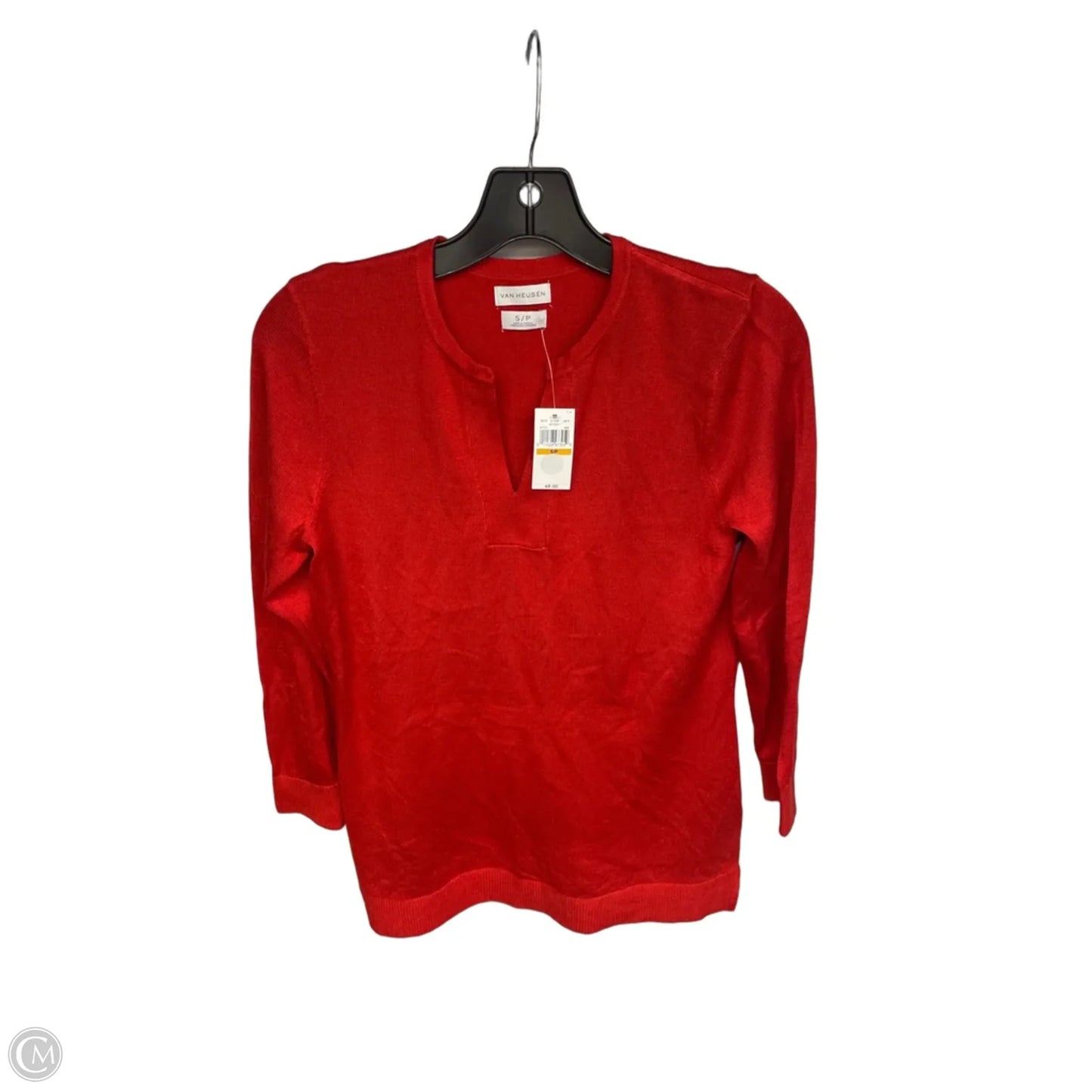 Sweater By Van Heusen In Red, Size: Sp