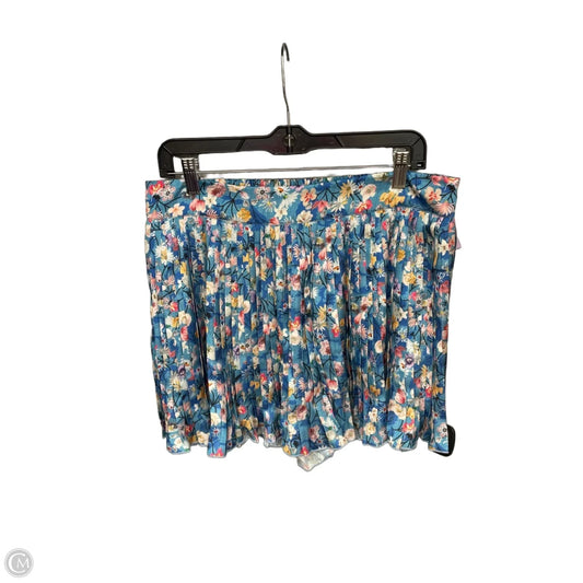 Skirt Midi By Anthropologie In Blue, Size: L