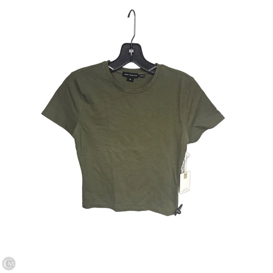 Athletic Top Short Sleeve By Good American In Green, Size: M