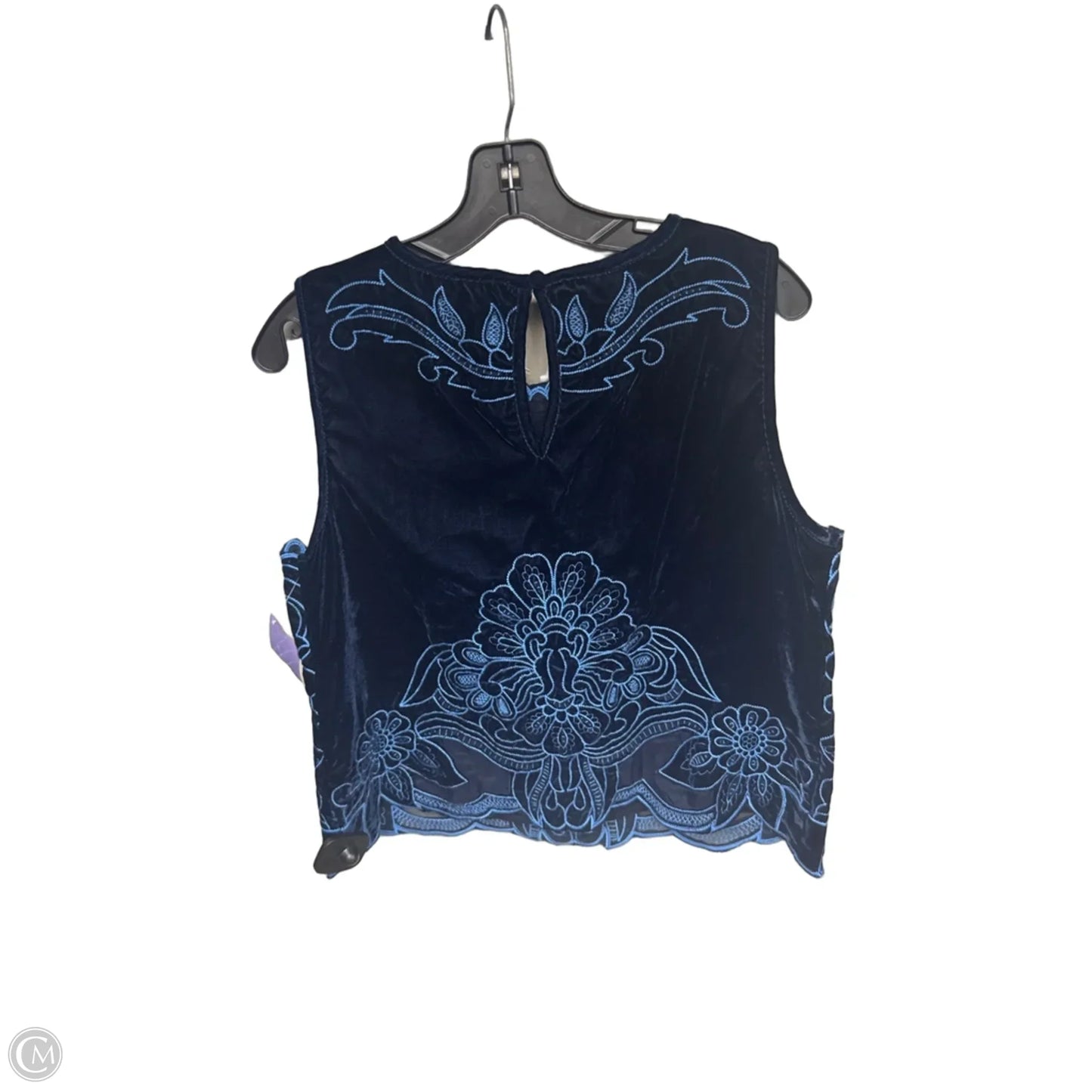 Top Sleeveless By Anthropologie In Blue, Size: M