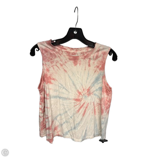 Top Sleeveless By Pact In Tie Dye Print, Size: M