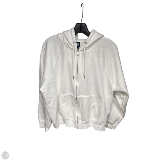 Sweater By Gap In White, Size: L