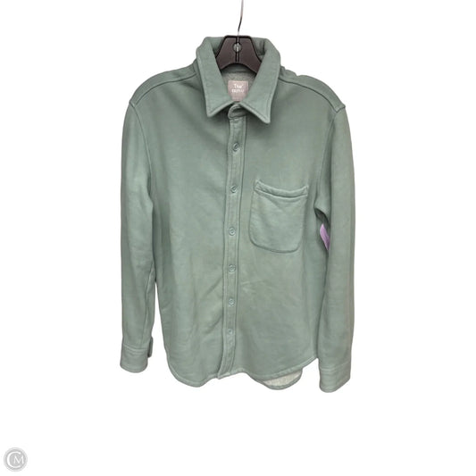 Jacket Shirt By Tna In Green, Size: S