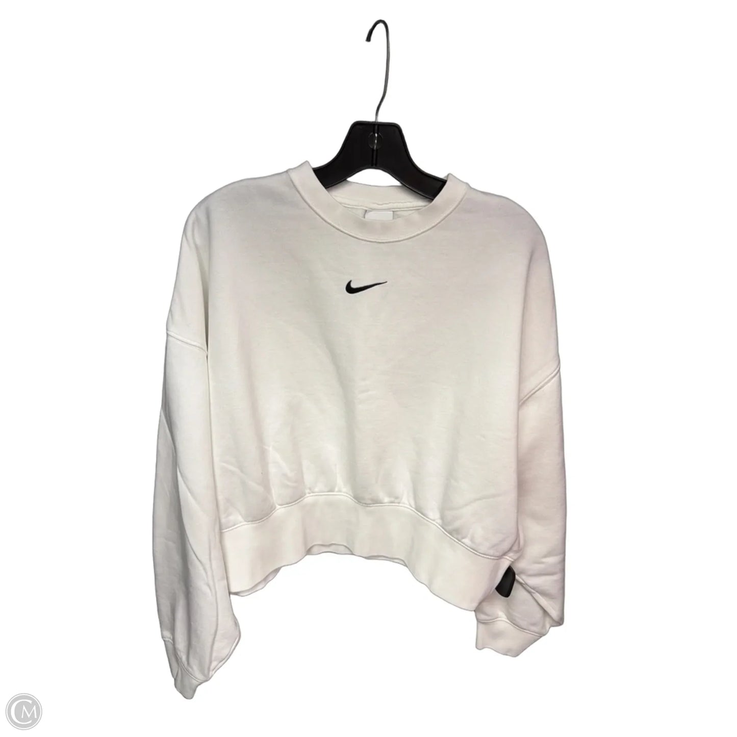 Athletic Sweatshirt Crewneck By Nike Apparel In White, Size: Xs