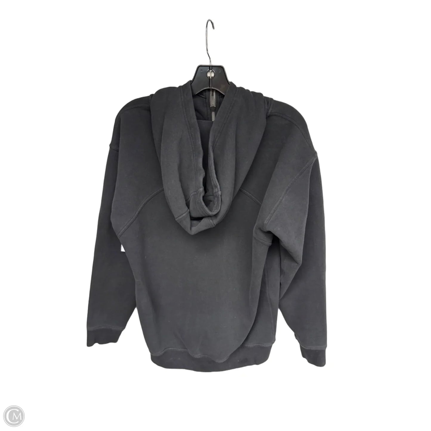 Athletic Sweatshirt Hoodie By Lululemon In Black, Size: 10