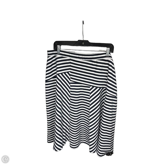 Skirt Maxi By Relativity In Blue & White, Size: Xl