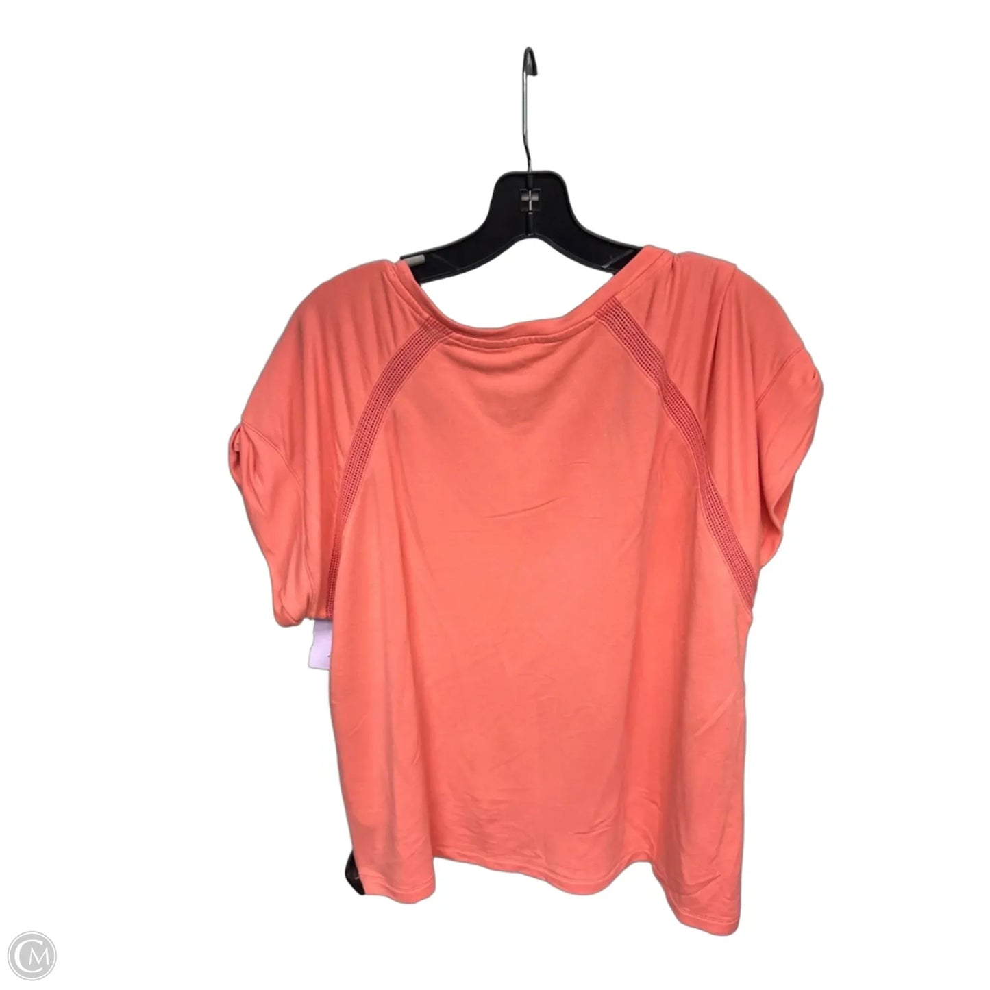 Top Short Sleeve By Lauren By Ralph Lauren In Coral, Size: Xl