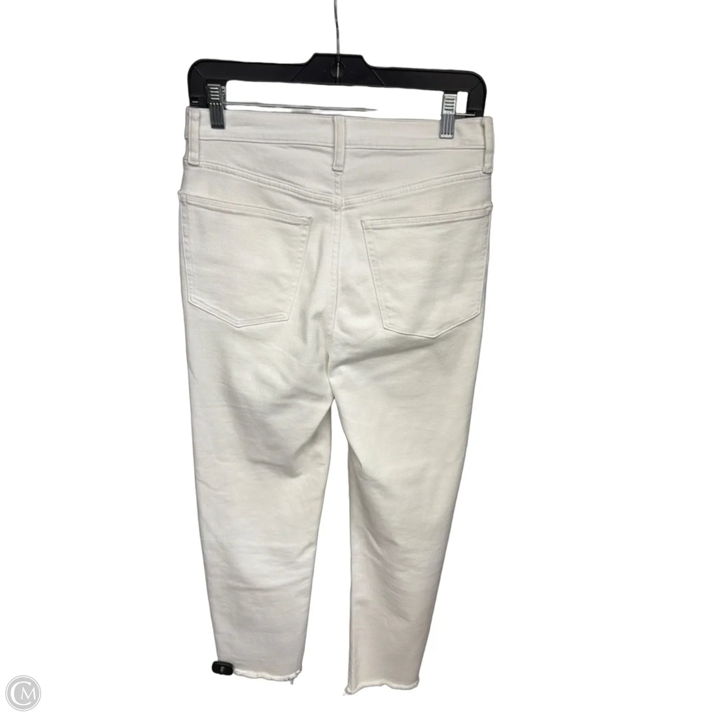 Jeans Cropped By J. Crew In White Denim, Size: 28