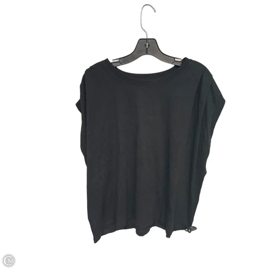 Top Short Sleeve Basic By Loft In Black, Size: Xl
