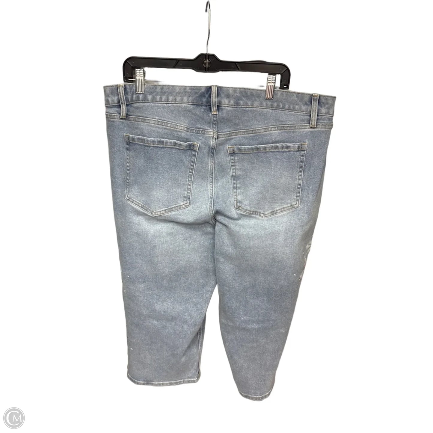 Capris By Lane Bryant In Blue Denim, Size: 18