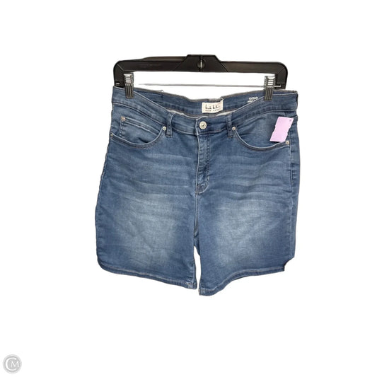 Shorts By Nicole By Nicole Miller In Blue Denim, Size: 12