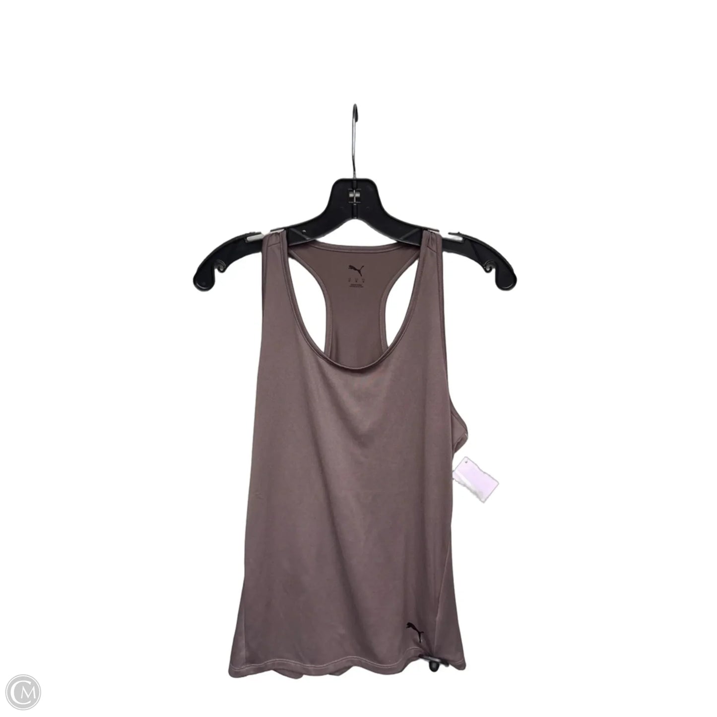Athletic Tank Top By Puma In Brown, Size: M