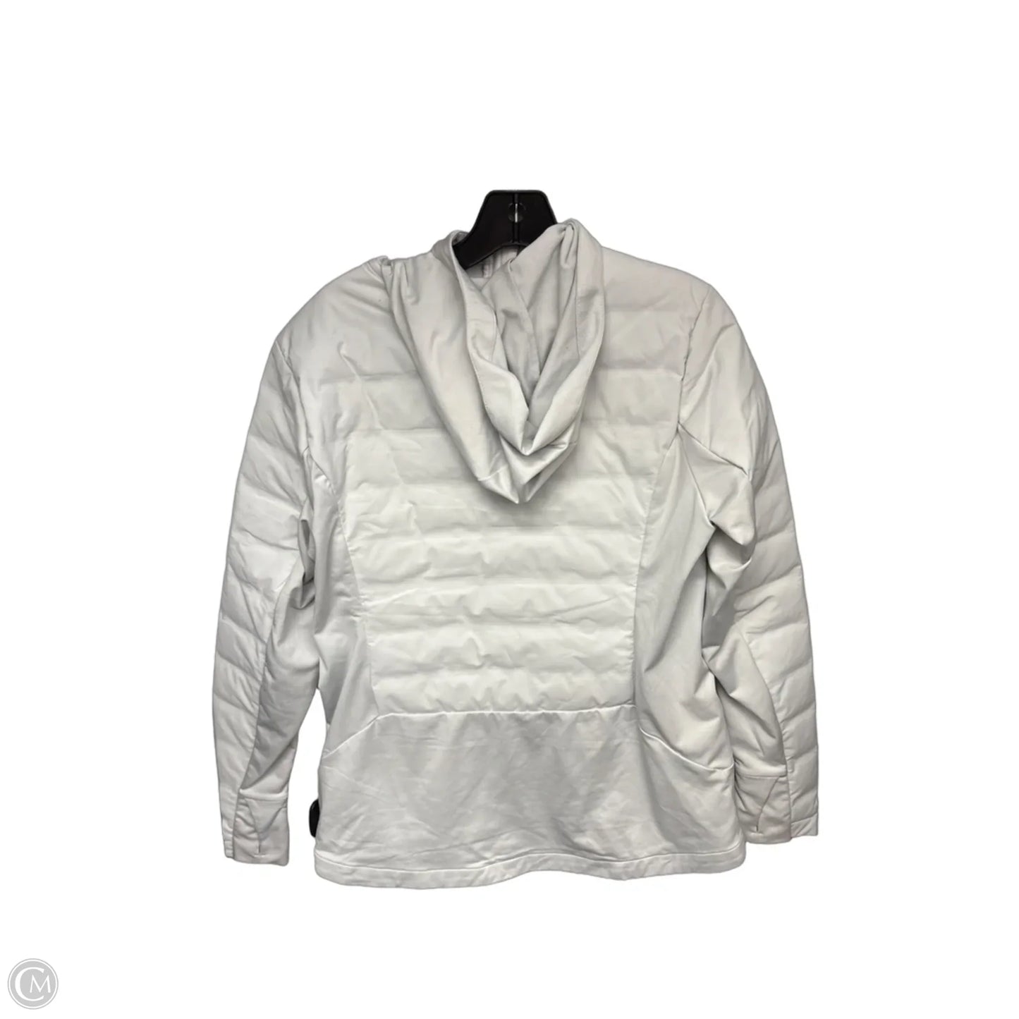 Jacket Puffer & Quilted By Eddie Bauer In Grey, Size: L
