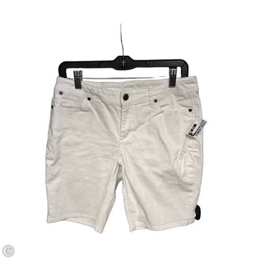 Shorts By Christopher And Banks In White Denim, Size: 6