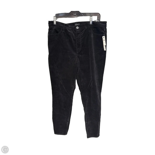 Pants Corduroy By Talbots In Black, Size: 12