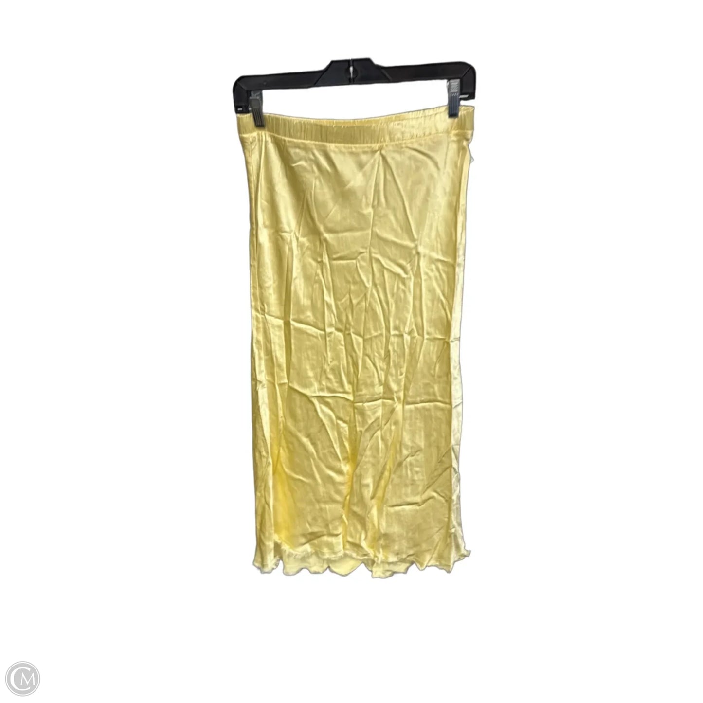 Skirt Midi By Nation In Yellow, Size: M