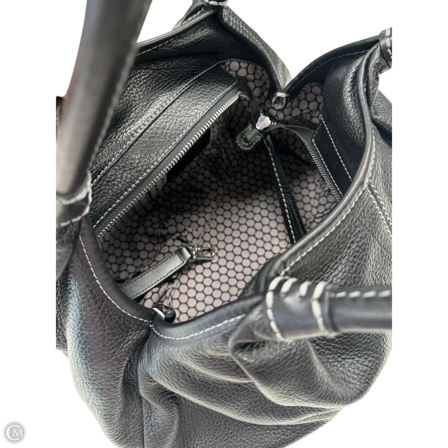 Handbag Leather By Brighton, Size: Medium