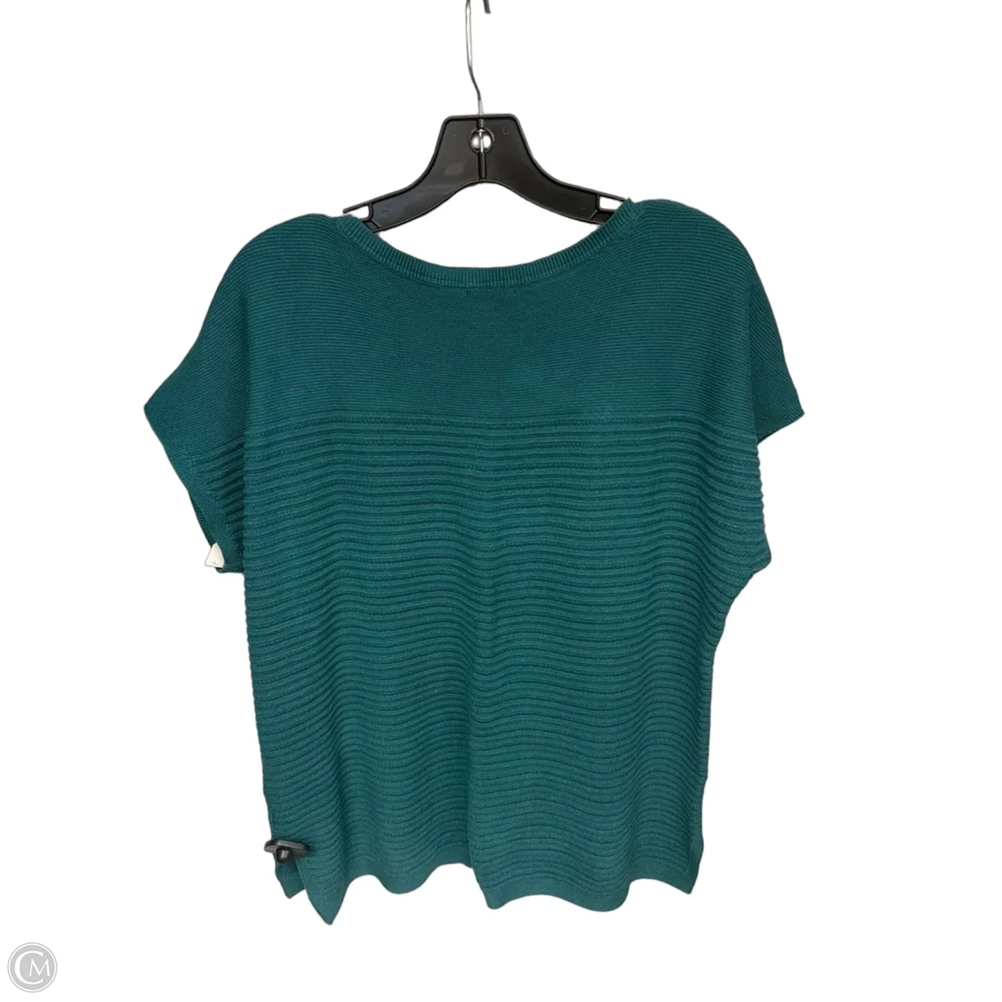 Sweater Short Sleeve By J. Crew In Teal, Size: M