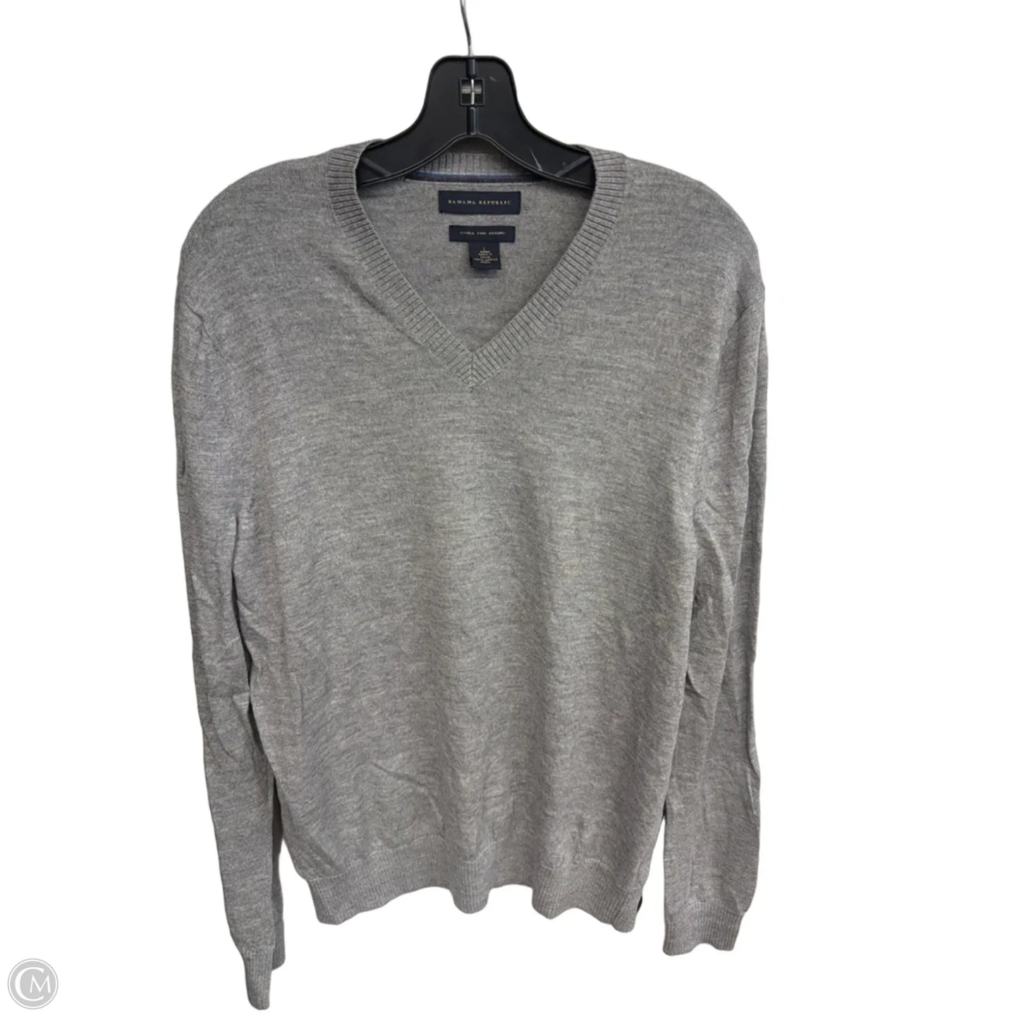 Sweater By Banana Republic In Grey, Size: L