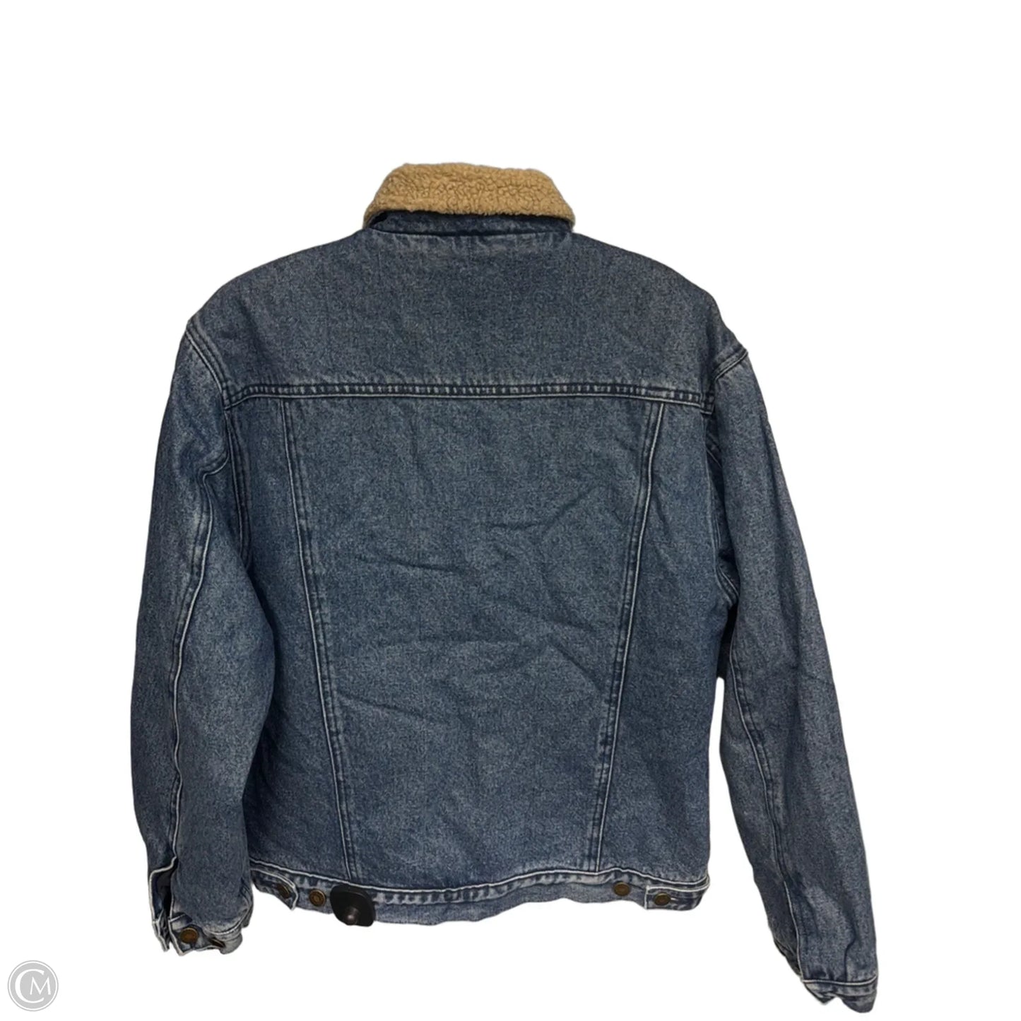 Jacket Denim By Cabelas In Blue Denim, Size: S