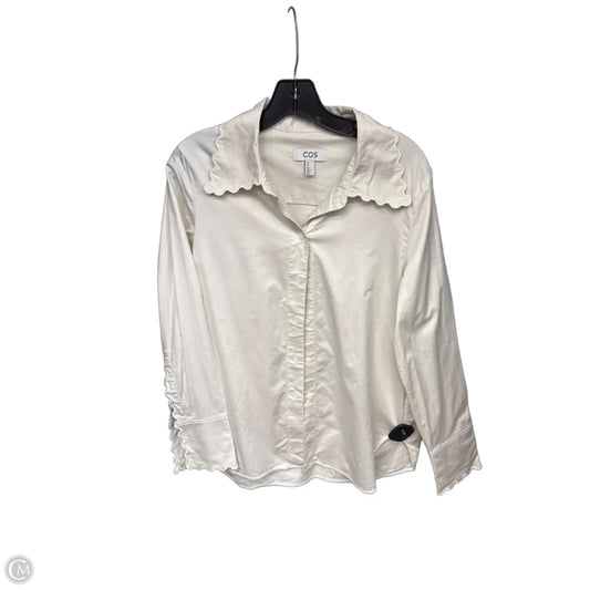 Top 2pc 3/4 Sleeve By Cos In Ivory, Size: 8