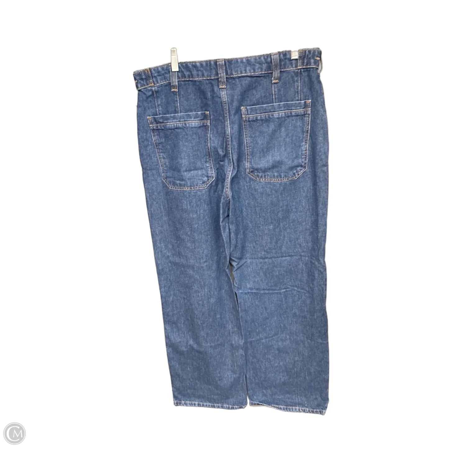 Jeans Wide Leg By We The Free In Blue Denim, Size: 8