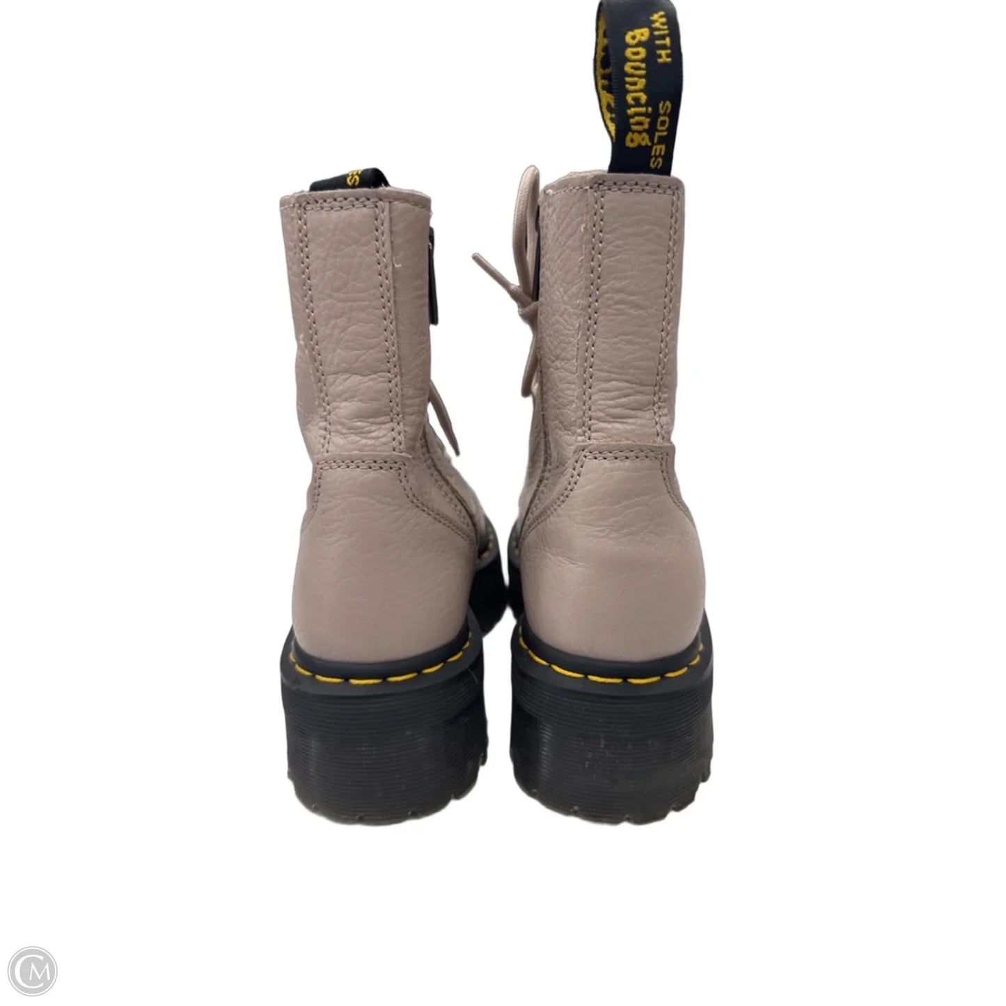 Boots Combat By Dr Martens In Taupe, Size: 7