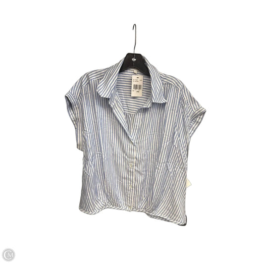 Top Short Sleeve By Kut In Striped Pattern, Size: L