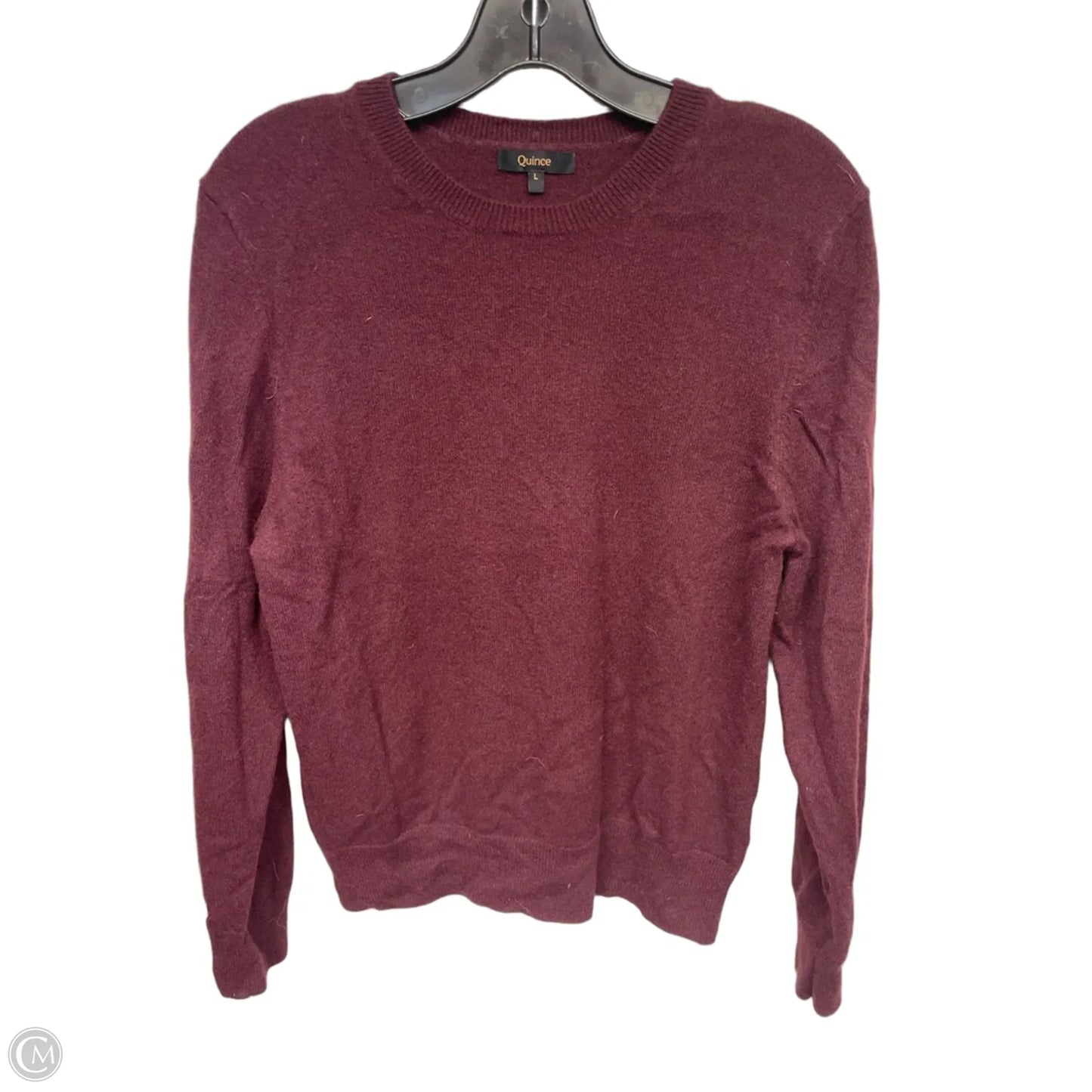 Sweater Cashmere By Quince In Maroon, Size: L