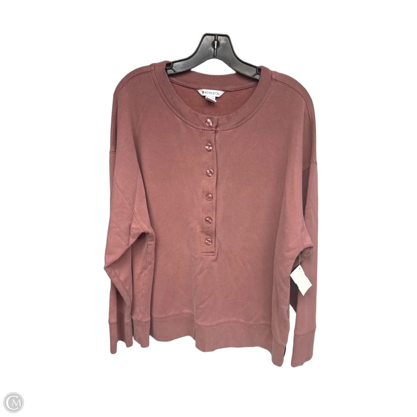 Sweatshirt Crewneck By Athleta In Pink, Size: Xl
