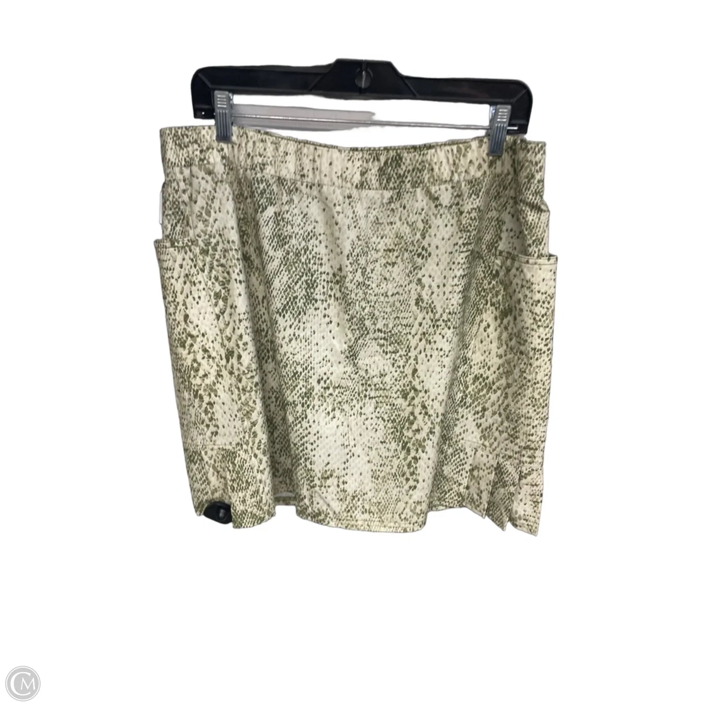 Skort By Chicos In Green, Size: 12