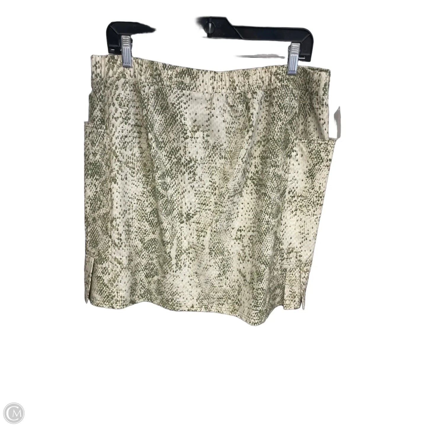 Skort By Chicos In Green, Size: 12