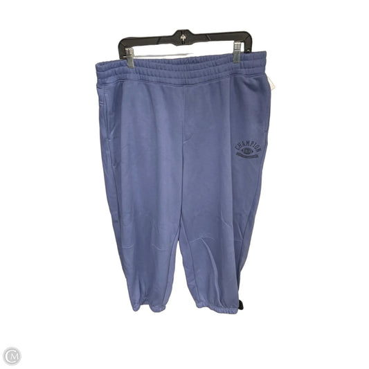 Athletic Pants By Champion In Blue, Size: Xxl