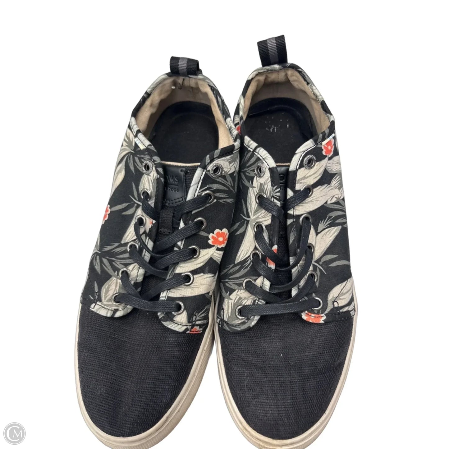 Shoes Sneakers By Toms In Tropical Print, Size: 9.5
