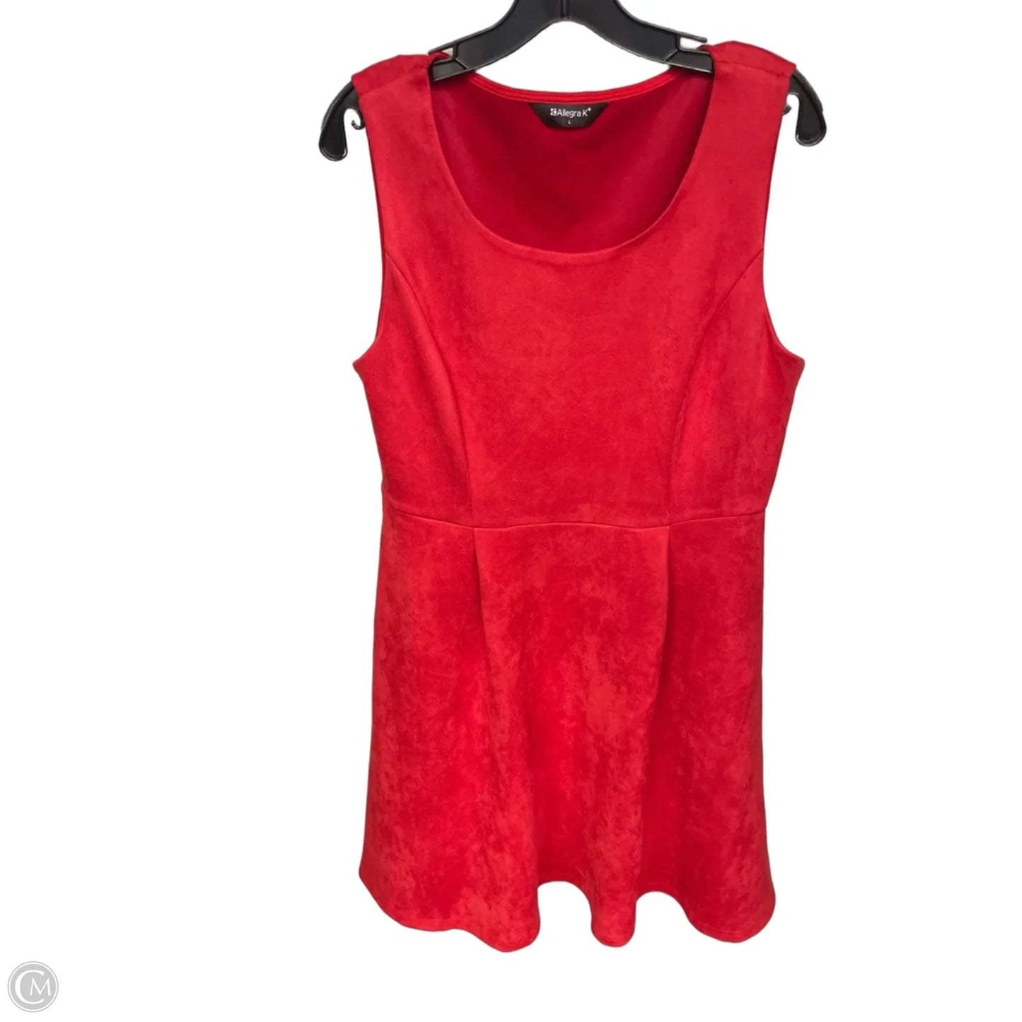 Dress Casual Midi By Allegra K In Red, Size: L