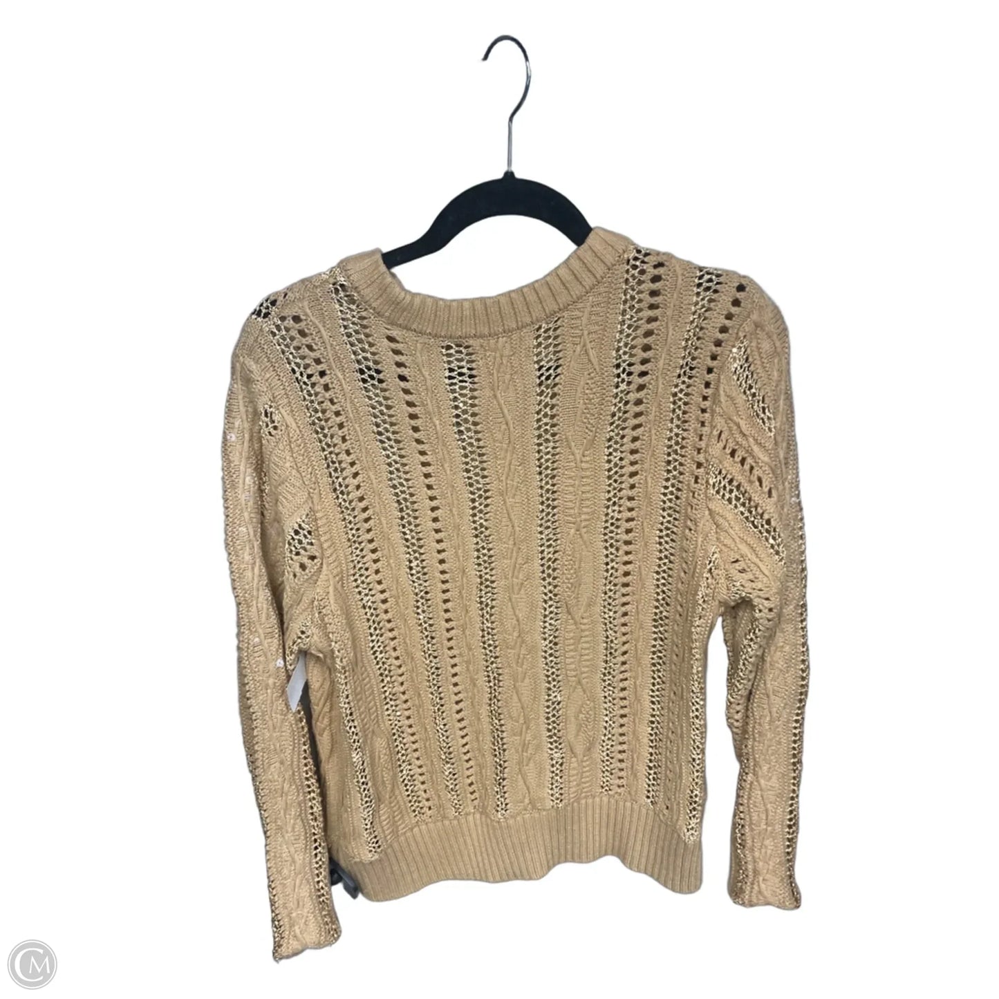Sweater By Style And Company In Tan, Size: Lp