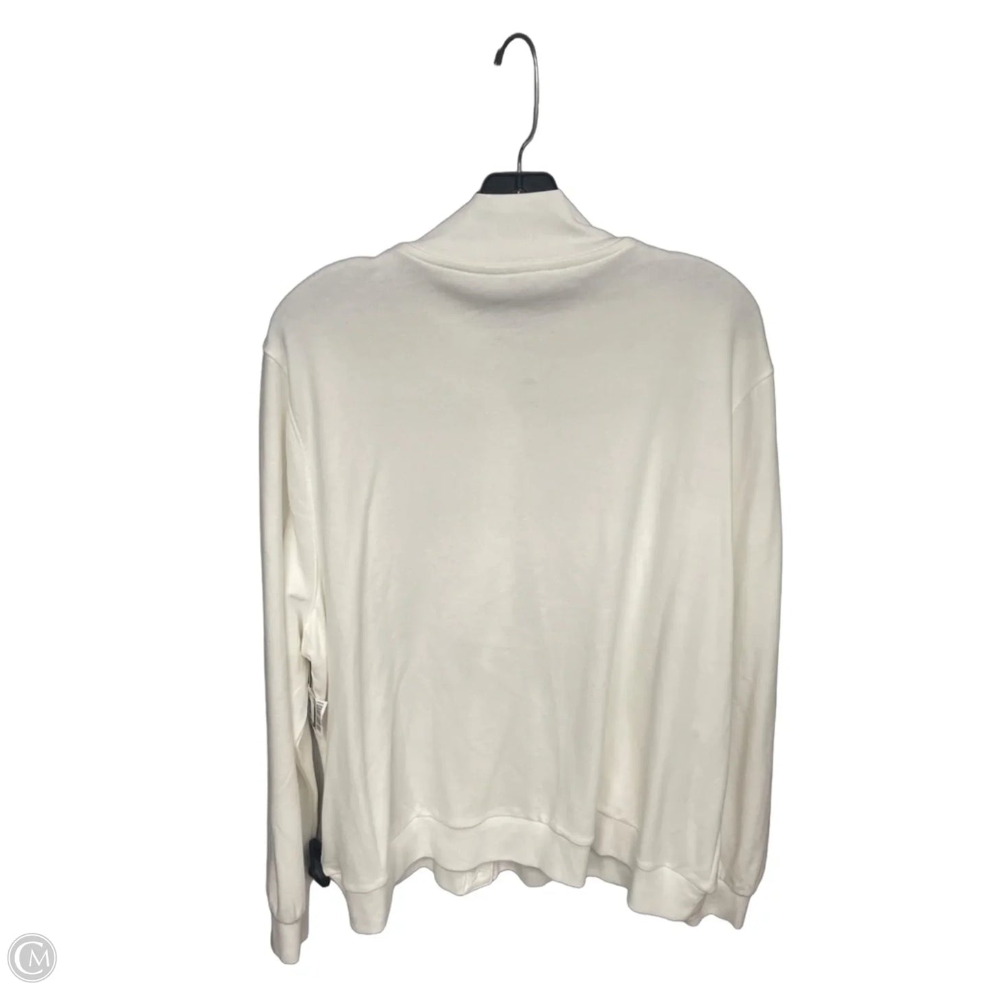Sweater By Talbots In White, Size: 2x