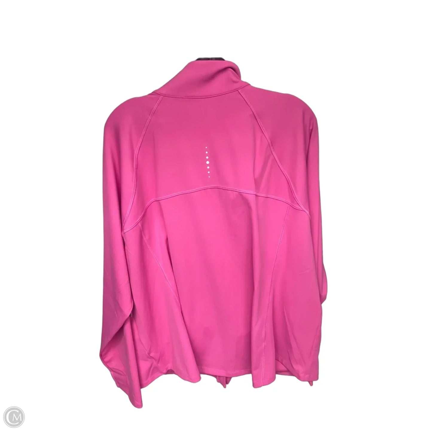 Athletic Jacket By Tek Gear In Pink, Size: 3x