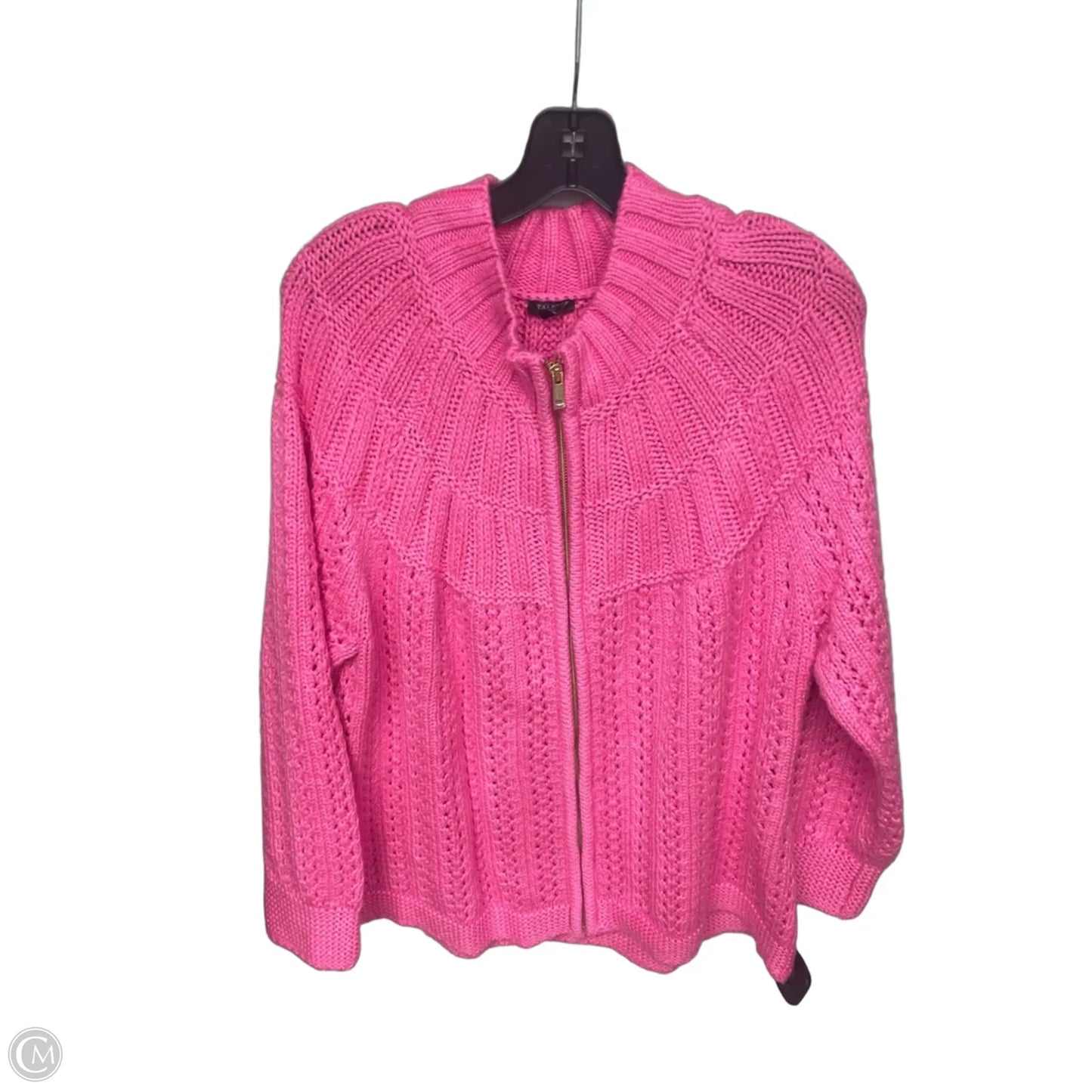 Cardigan By Talbots In Pink, Size: 2x