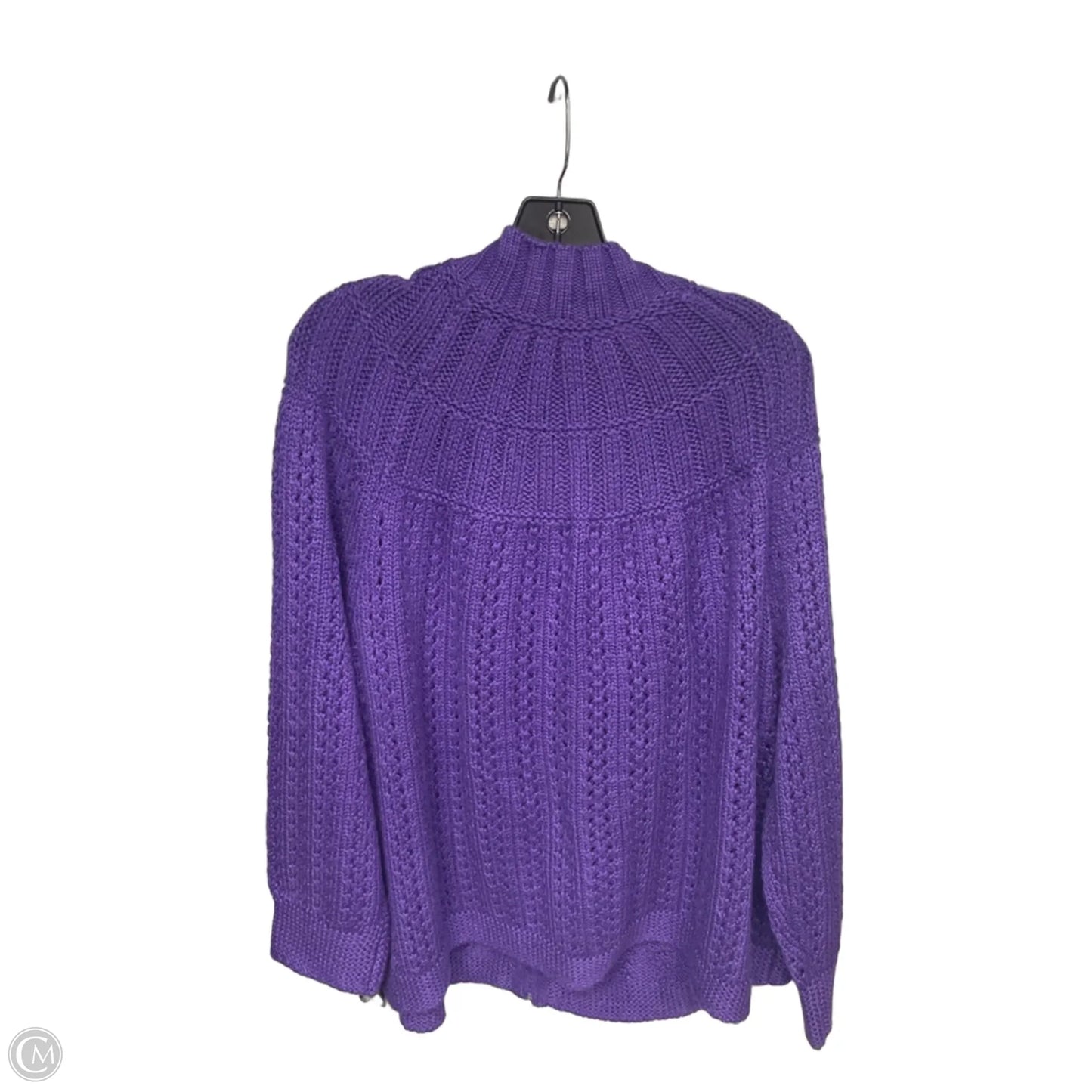 Cardigan By Talbots In Purple, Size: 3x
