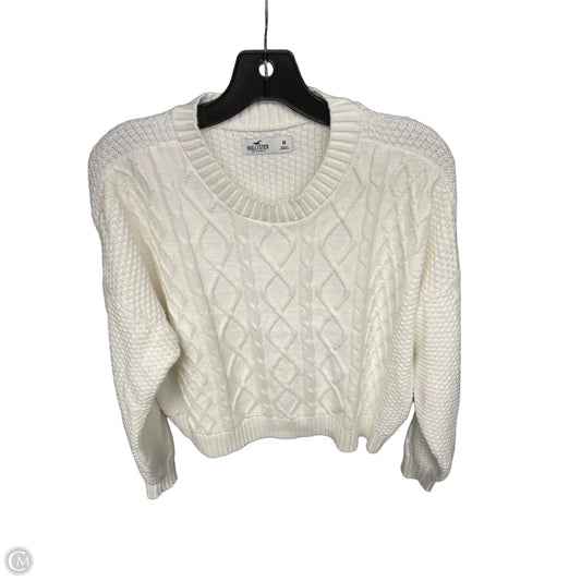 Sweater By Hollister In White, Size: M