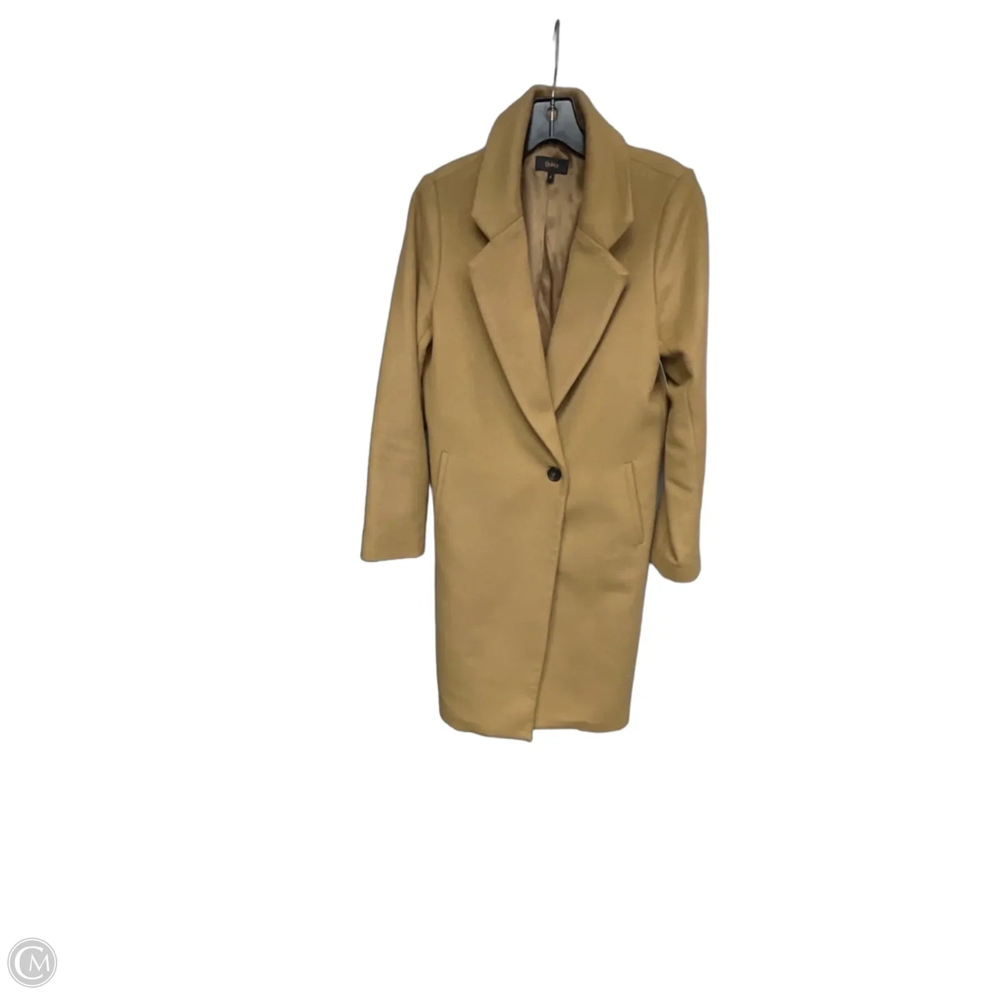 Coat Trench Coat By Quince In Tan, Size: S