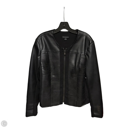 Jacket Moto By Tribal In Black, Size: Xl