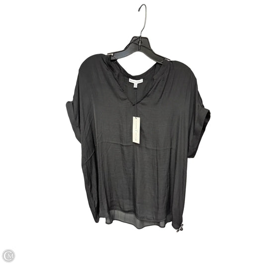 Top Short Sleeve By Maison Damelie In Black, Size: Xl