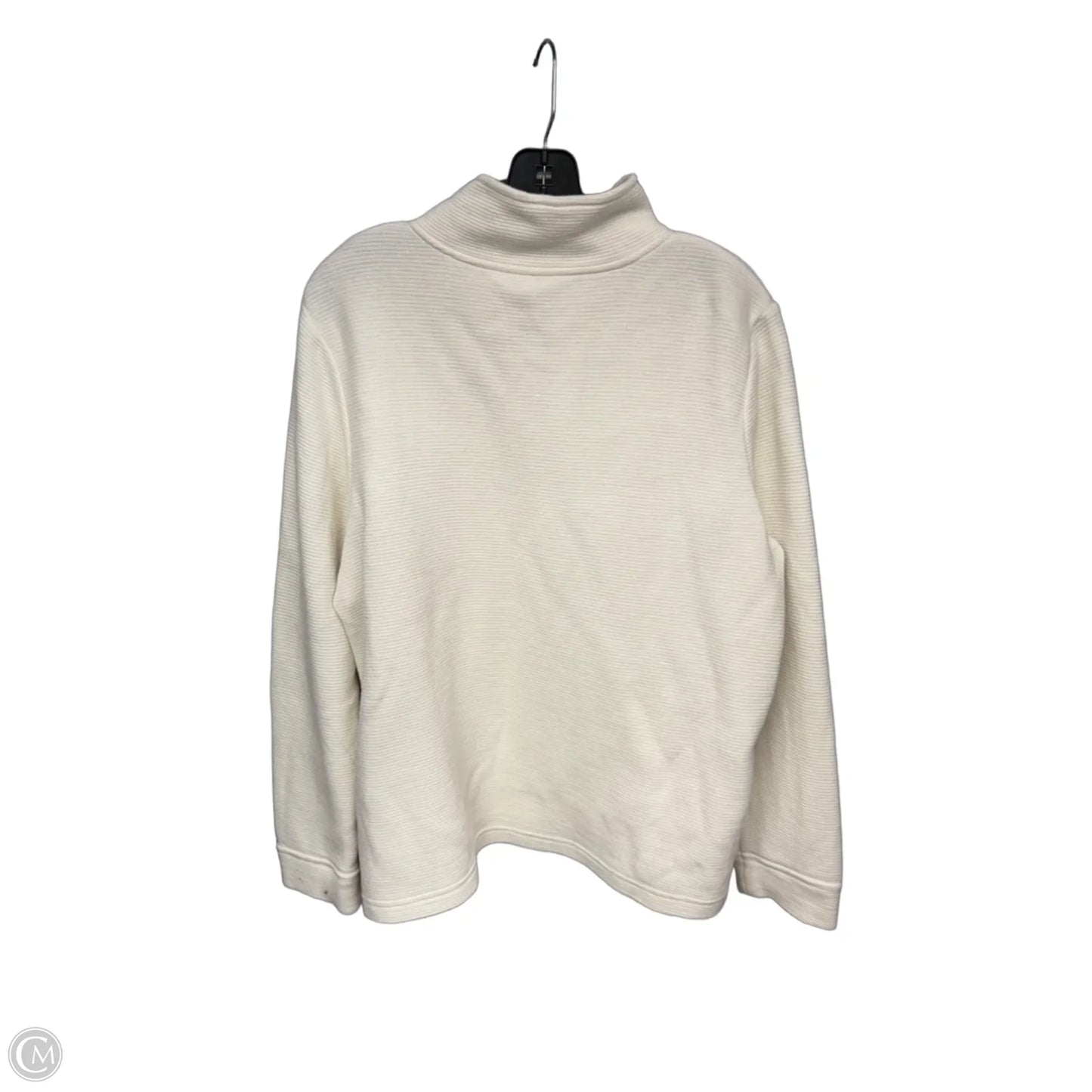 Sweater By Croft And Barrow In Cream, Size: Xl