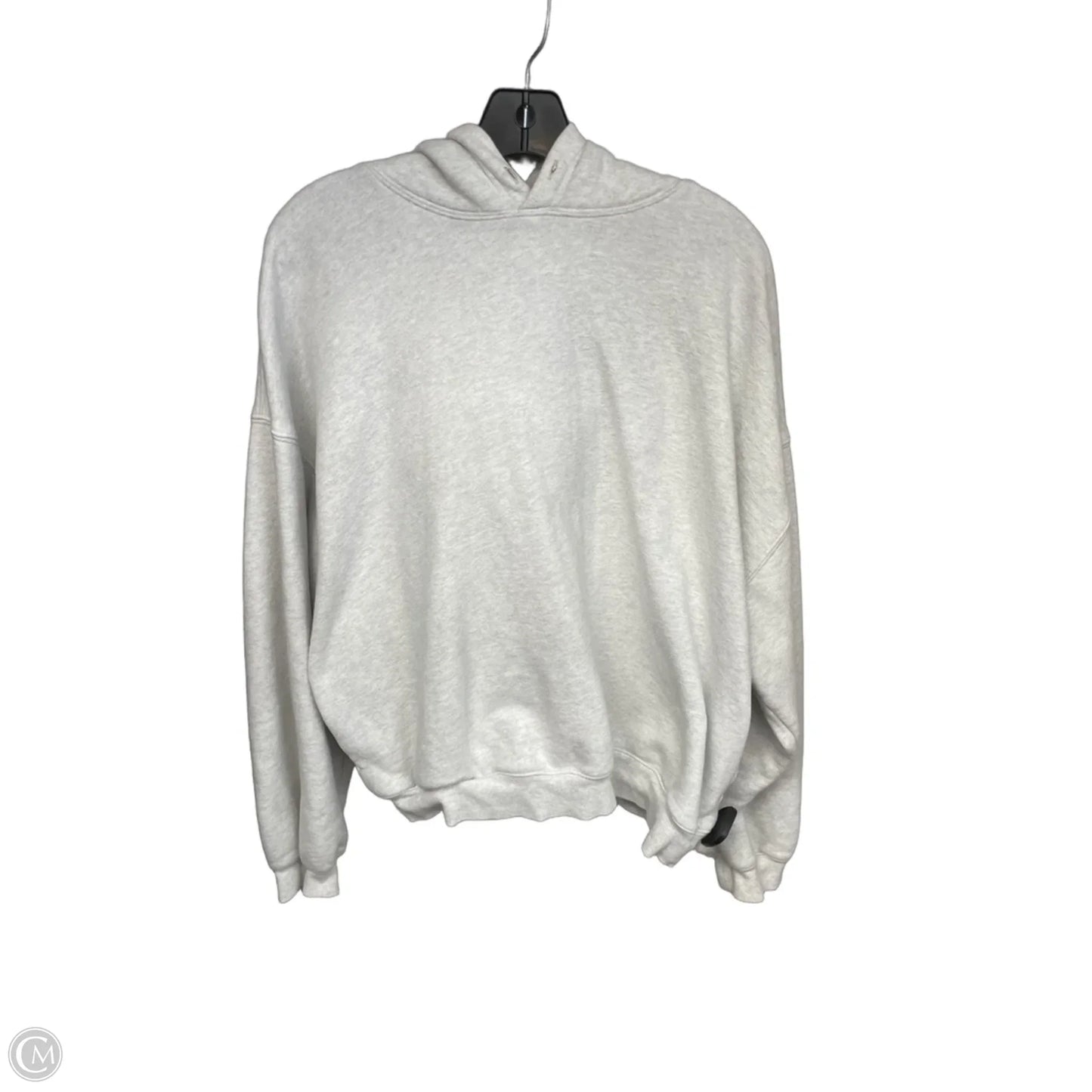 Sweatshirt Hoodie By Aritzia In Grey, Size: L