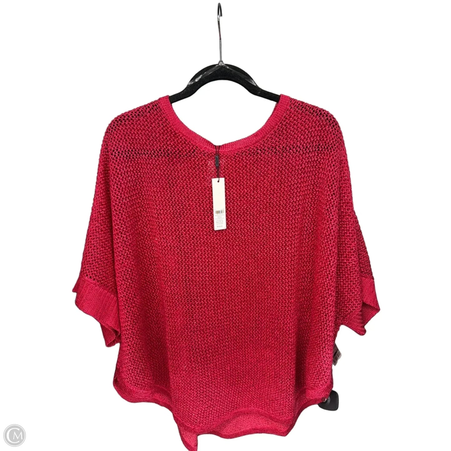 Sweater By Chicos In Pink, Size: Osfm