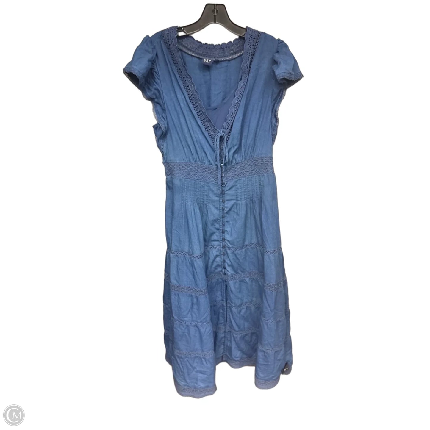 Dress Casual Maxi By Gap In Blue, Size: M