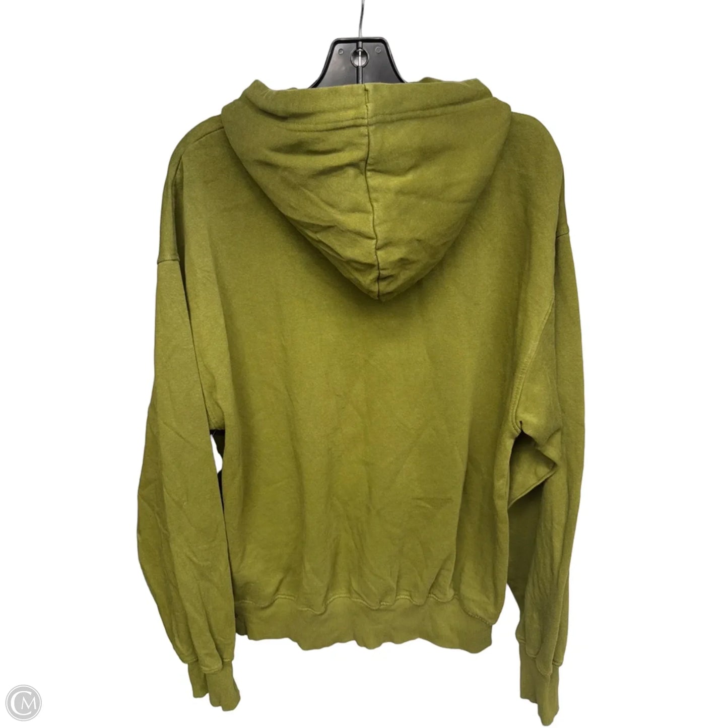 Athletic Sweatshirt Hoodie By The North Face In Green, Size: M