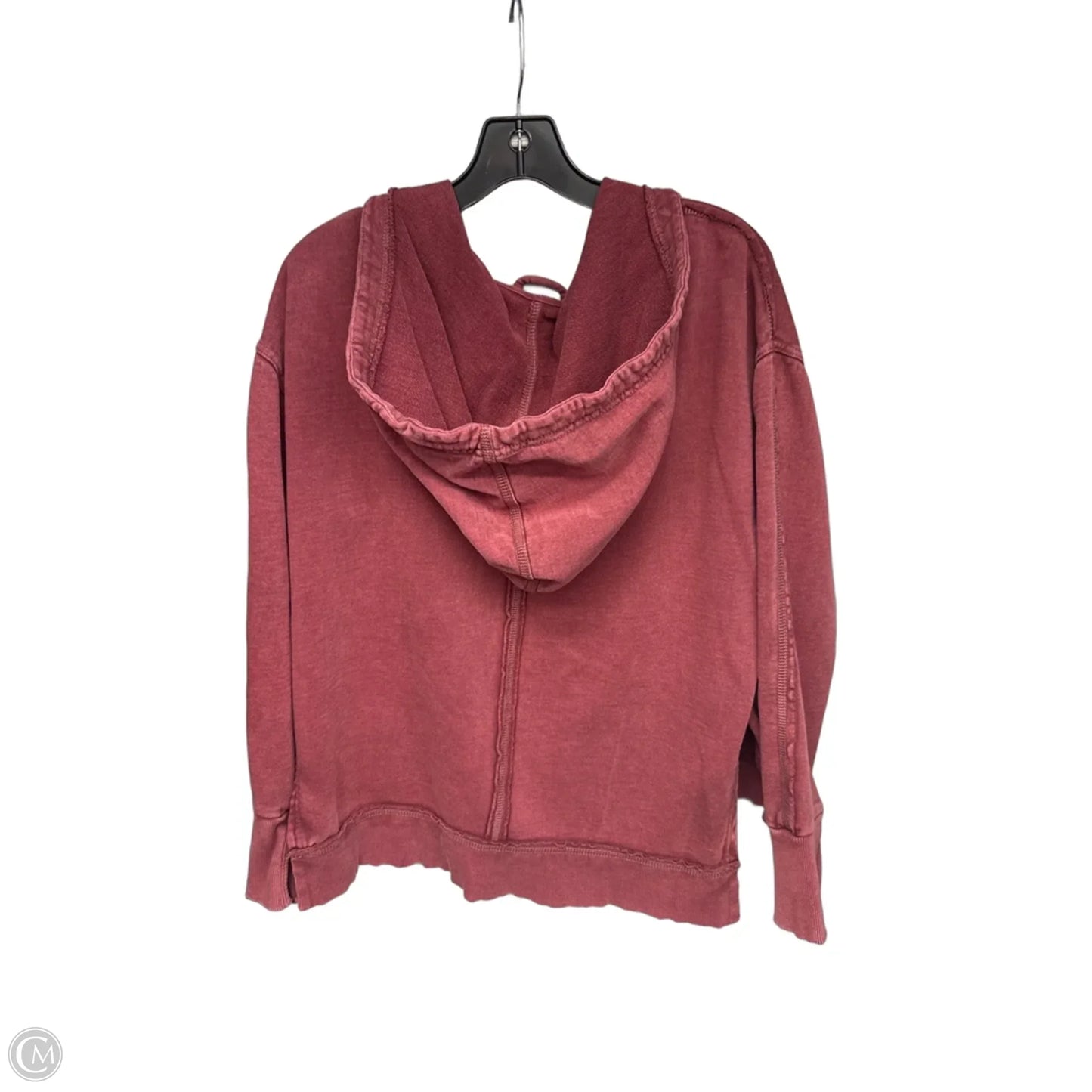 Sweatshirt Hoodie By Free People In Red, Size: M